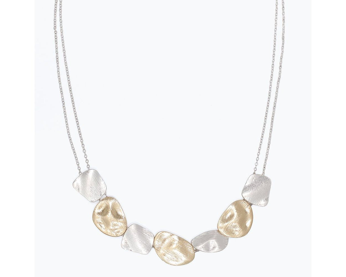 Necklace-Brushed TwoTone Shapes