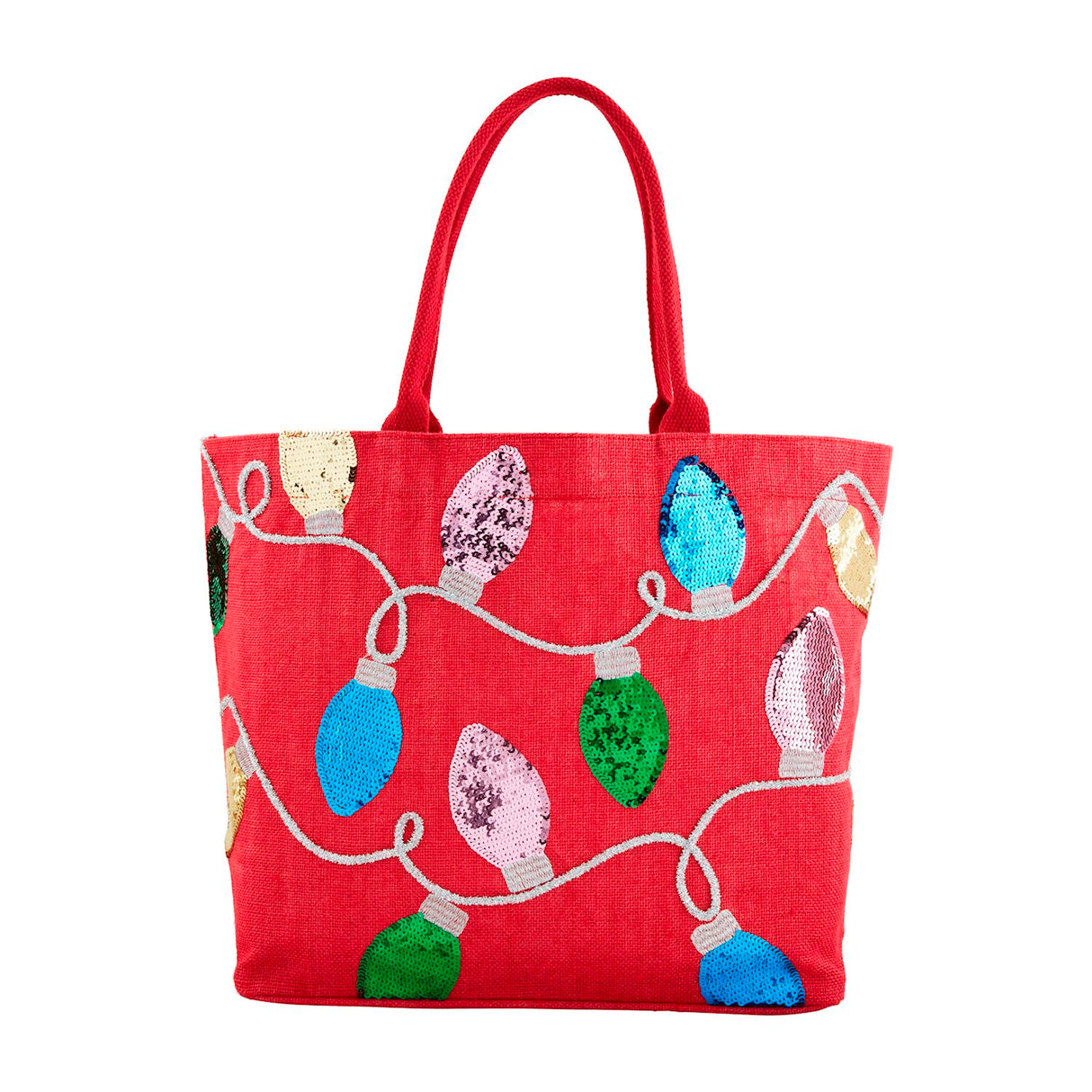 Holiday Sparkle Tote - Red