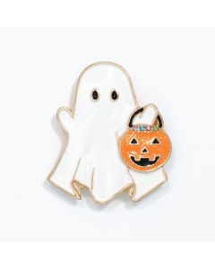 Pin-Trick-or-Treating White Ghost