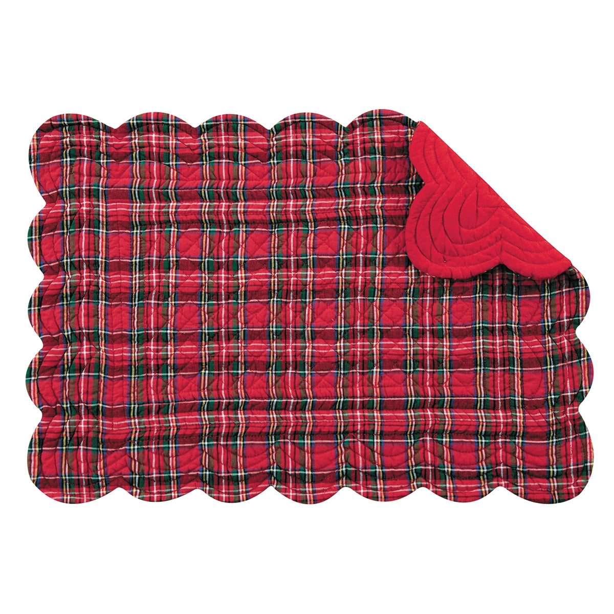 Red Plaid Placemat