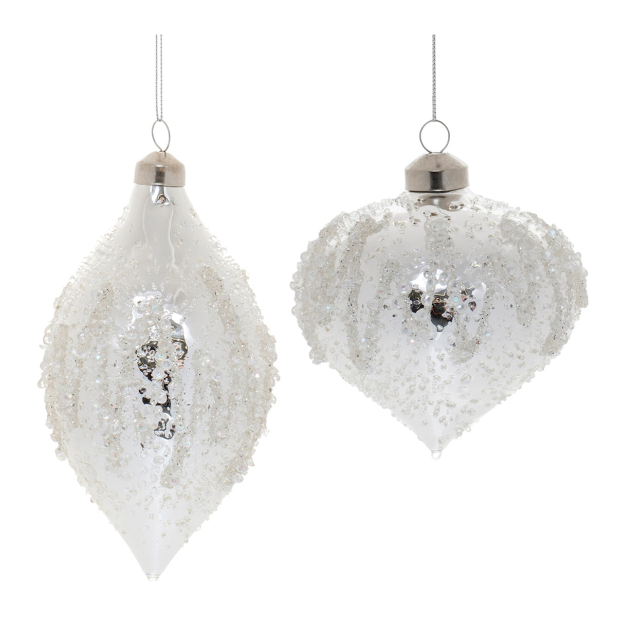 Ornament 5"H, 7"H Glass *