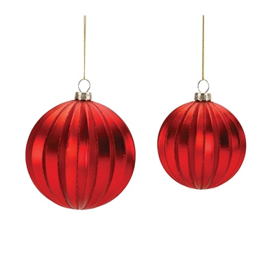 Red Ball Ornament - 2 Sizes