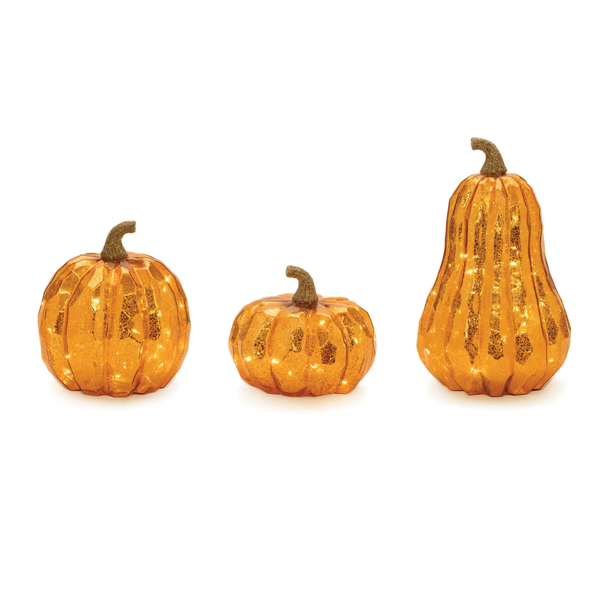 Orange LED Pumpkin - 3 Sizes
