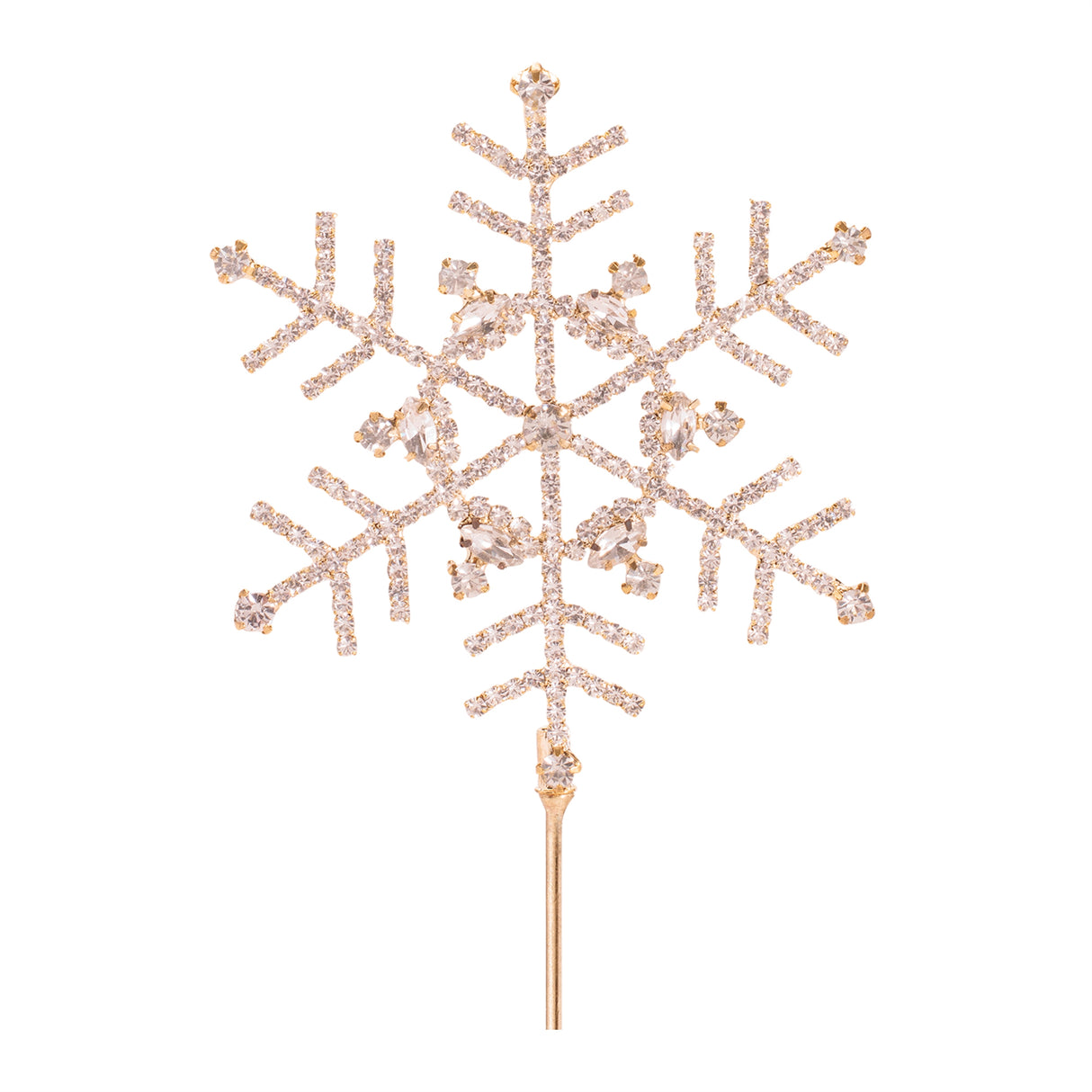 Snowflake Stem 16”H Acrylic/Iron