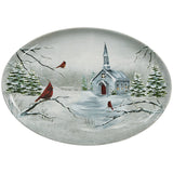 ALL IS CALM OVAL PLATTER