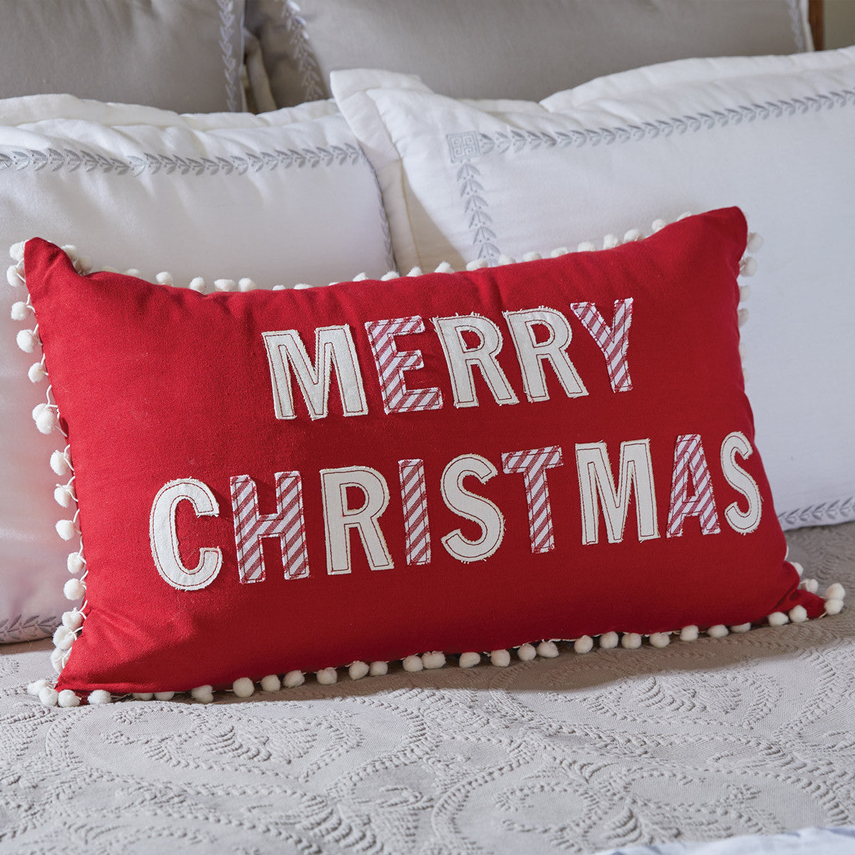 MERRY CHRISTMAS PILLOW 16X26 - POLY INSERT * – The Garden Room and Home