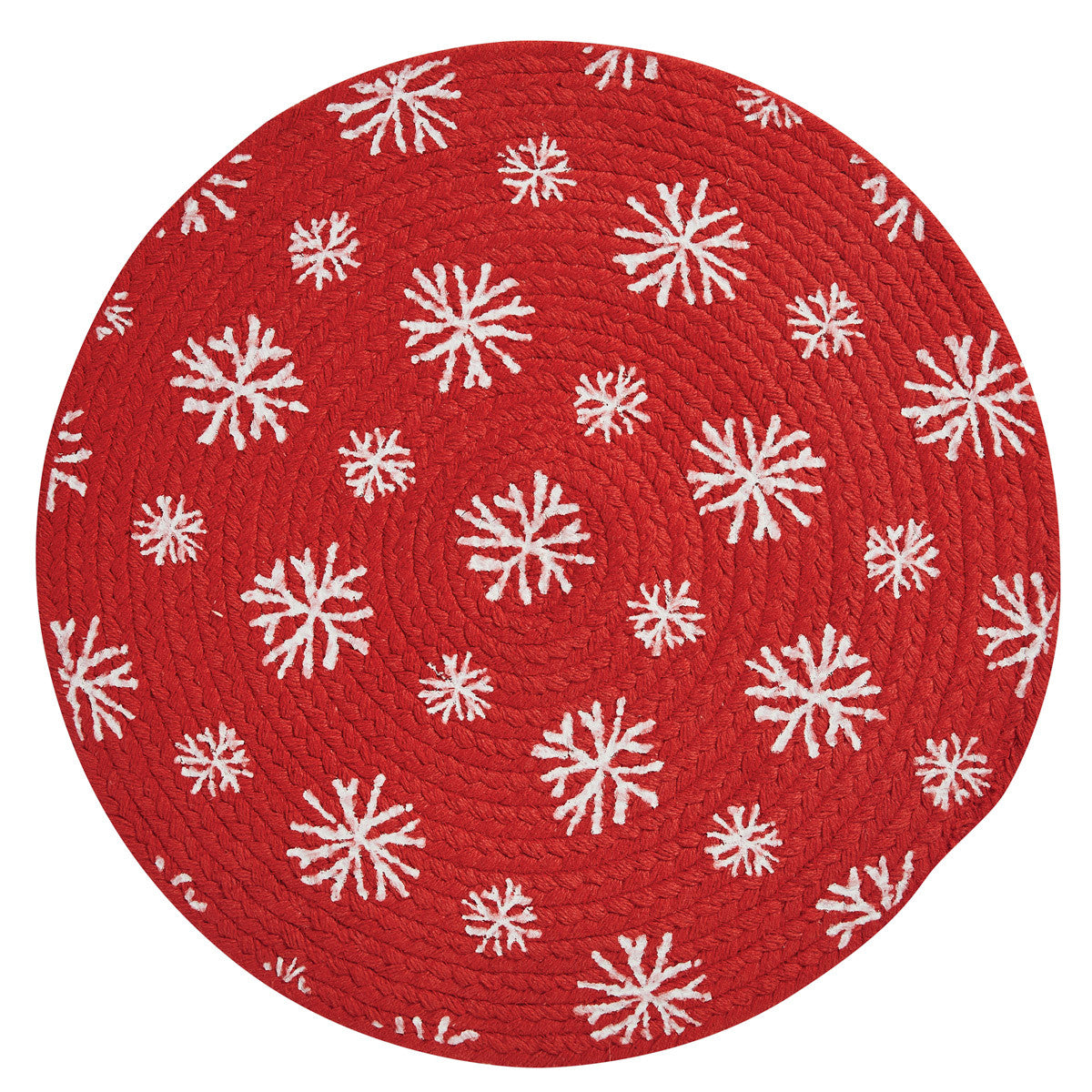 SNOWFLAKE ROUND PLACEMAT