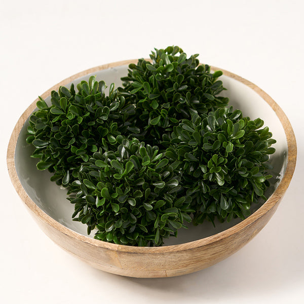 4" Boxwood Ball-Shaped Artificial Topiary