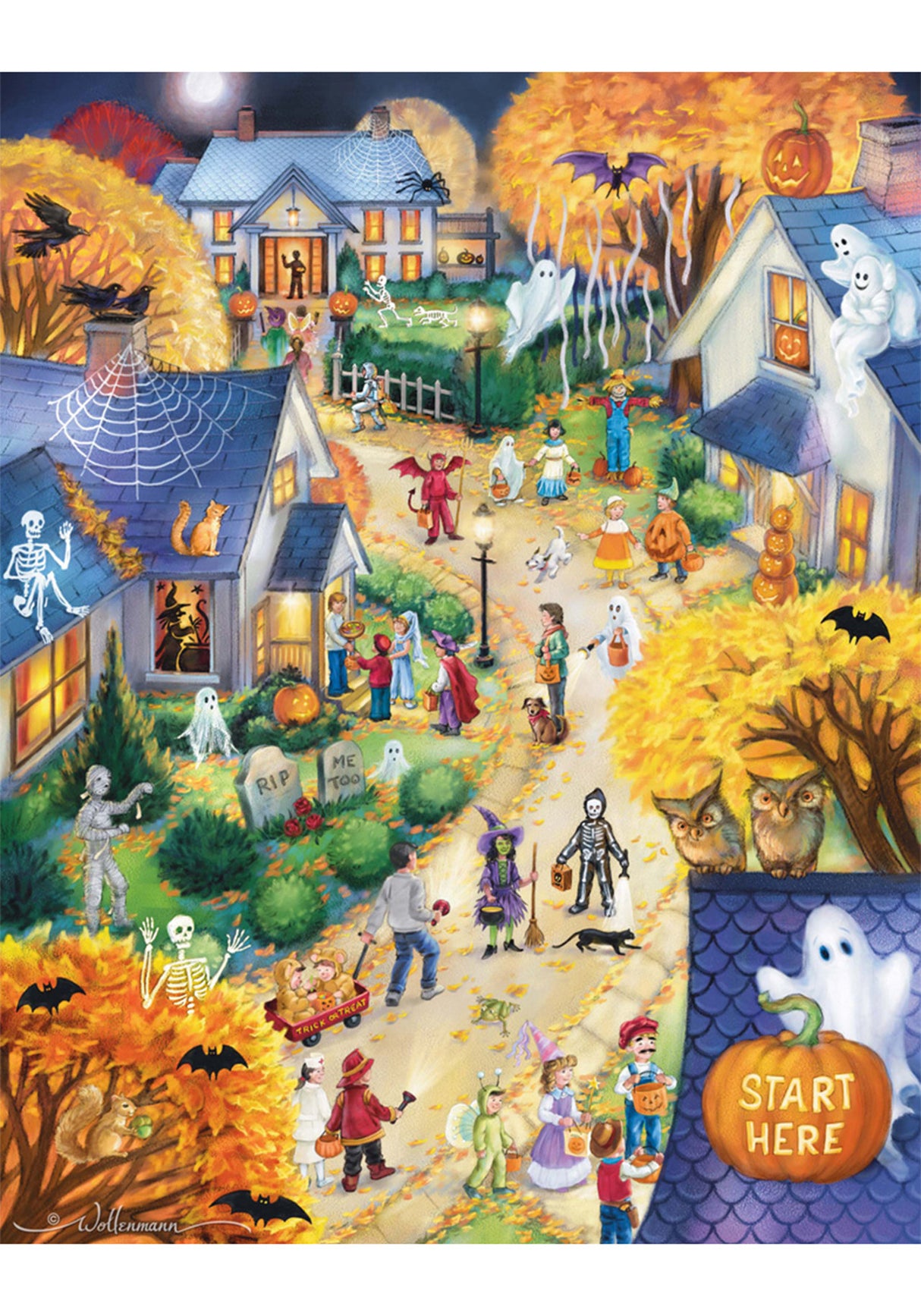 Halloween Town Countdown Calendar
