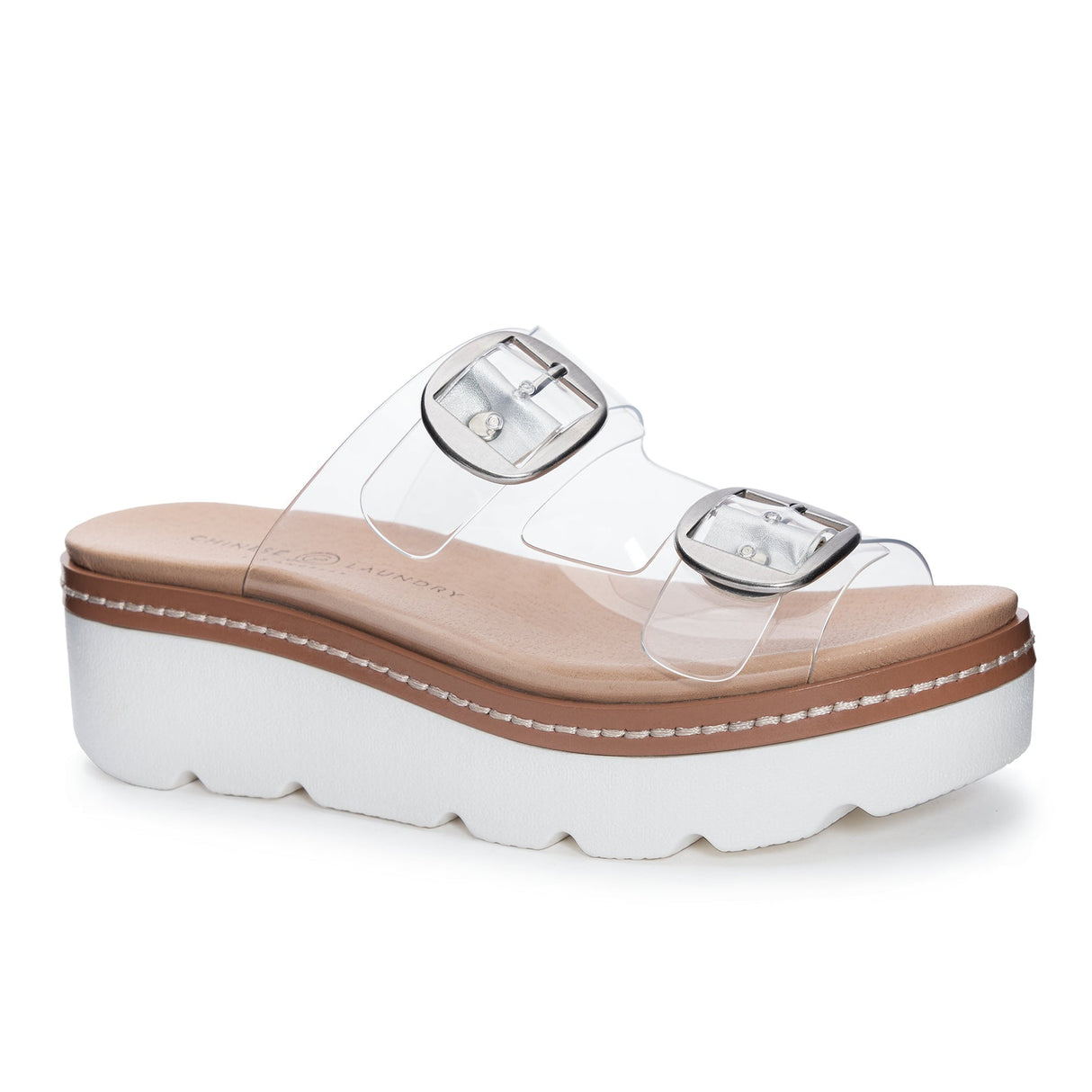 Surf's Up Vinyl Clear Sandals