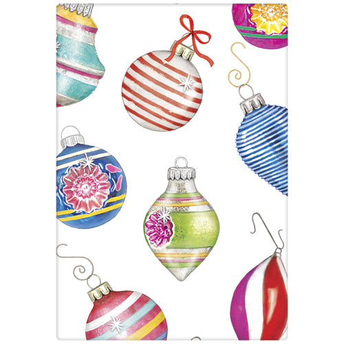 Scattered Ornaments Bagged Towel
