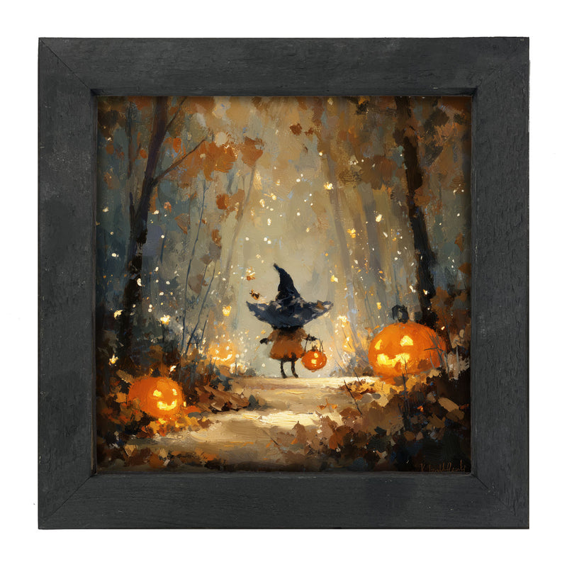 Halloween Friends - Witch on Forest Path