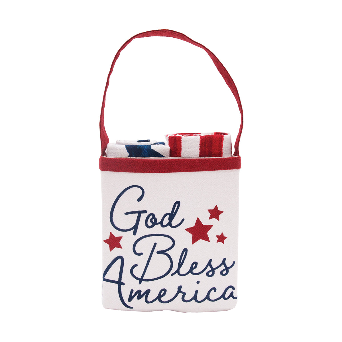 God Bless Stars Stripes Bag Set