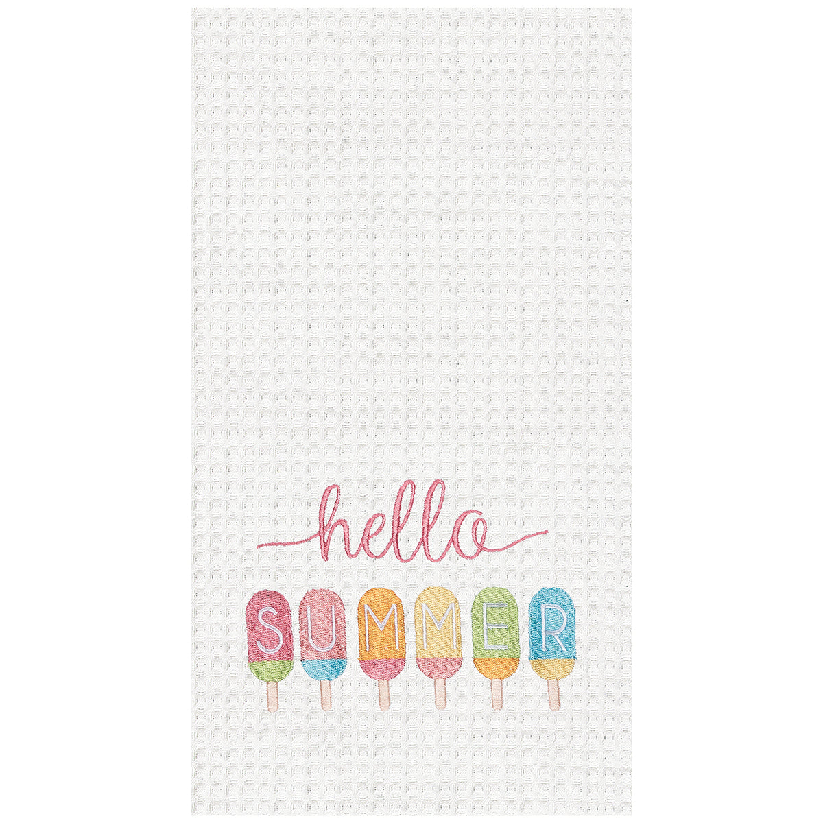 Hello Summer Popsicle Towel
