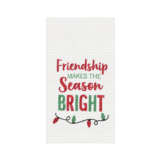 Friendshiip Makes Season Bright Towel