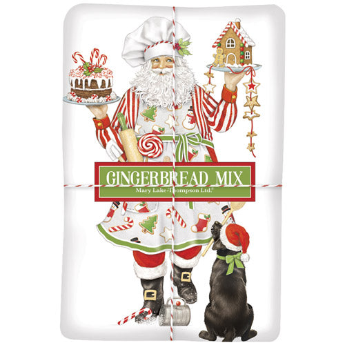 Apron Santa Gingerbread Cake Mix