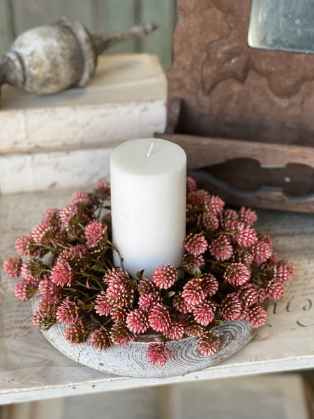3" Wil-O-Wisp Candle Ring - Pink
