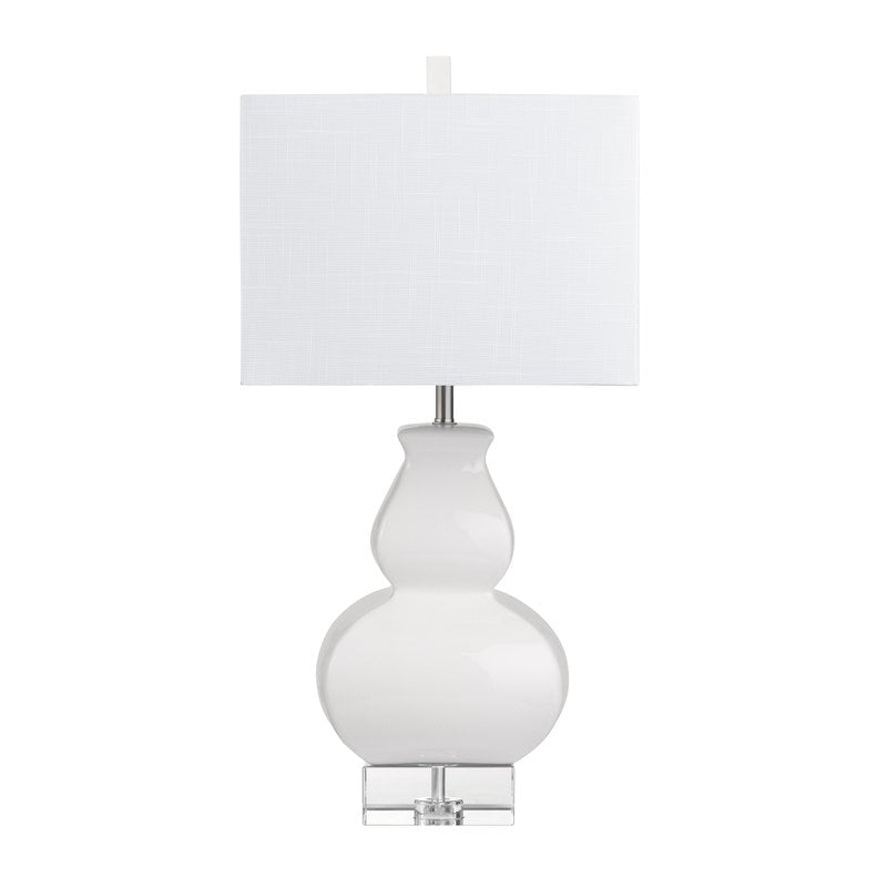 White Serafina Large Scale Gourd Lamp