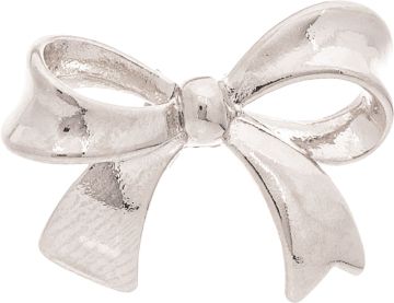 Silver Bow Earrings