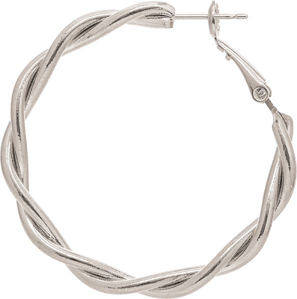 Twisty Wire 1.5" HYPO Plated Hoop