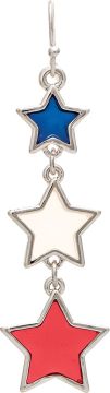 3 Star 4th Earrings