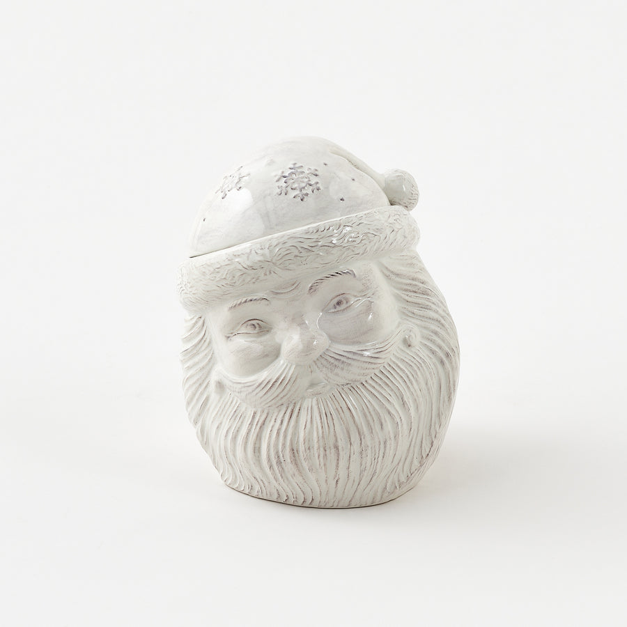 Santa Cookie Jar, Ceramic, 10"