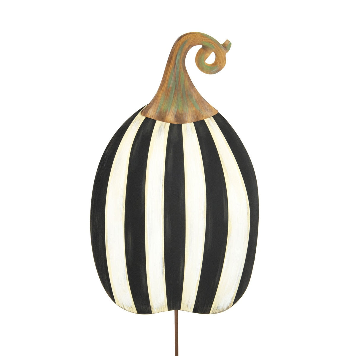 Black and White Pumpkin - Tall