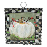 Mini Rozie’s Cream Pumpkin with Checkered Border