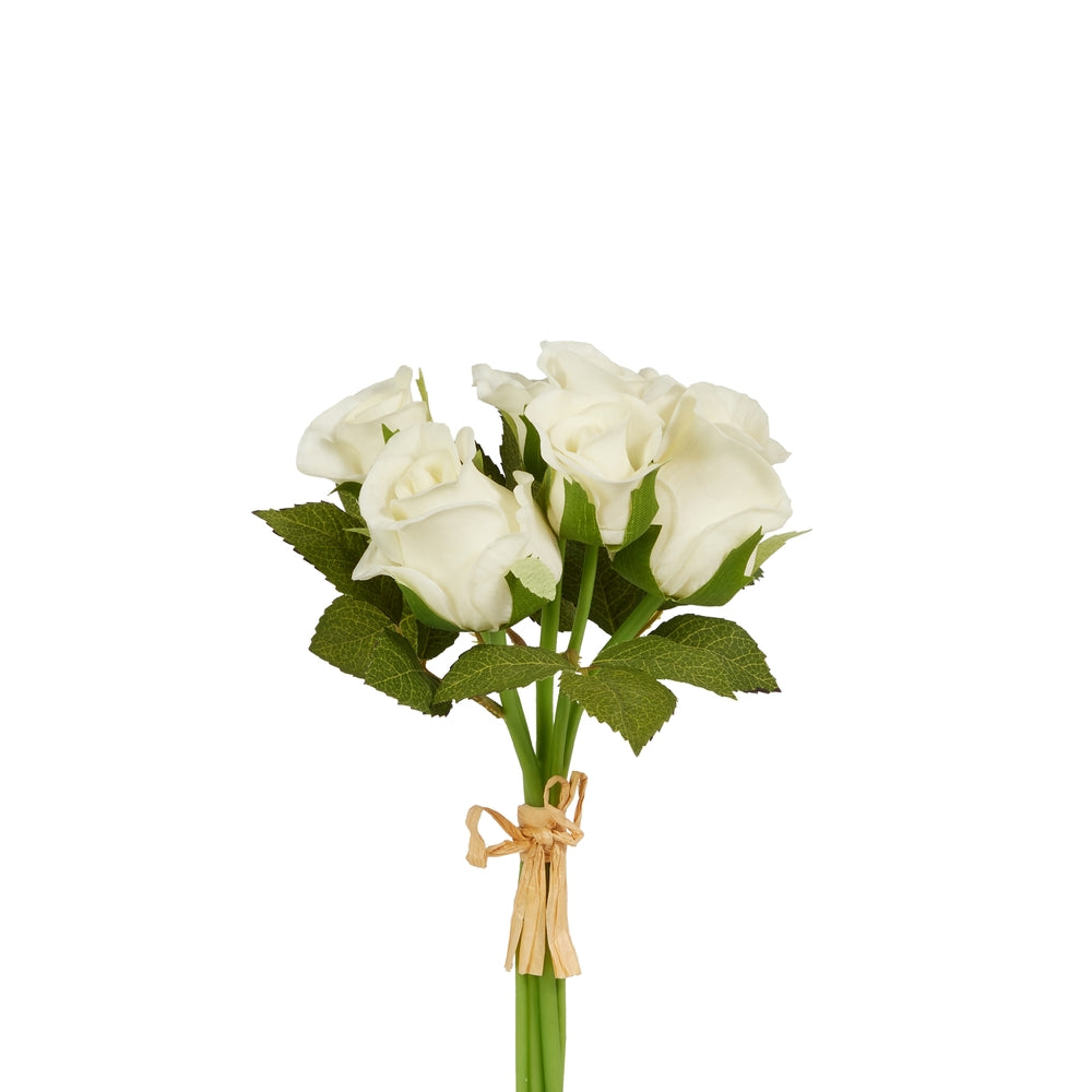 10" White Rose Bundle