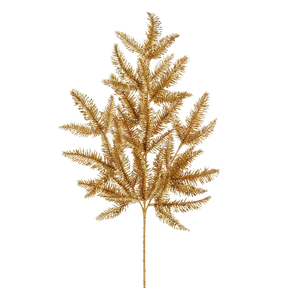 24" Gold Fern Spray