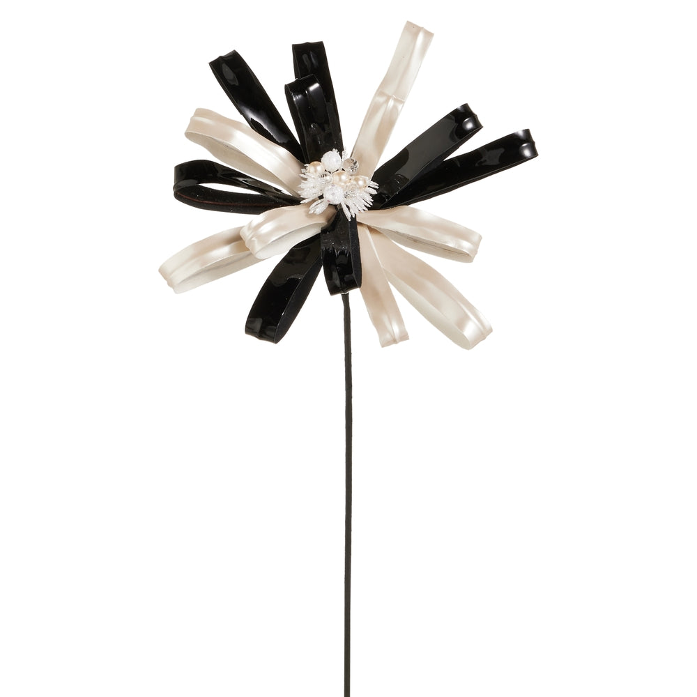 18" Ivory and Black Pick