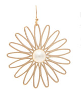 Modern Daisy Flower Earrings