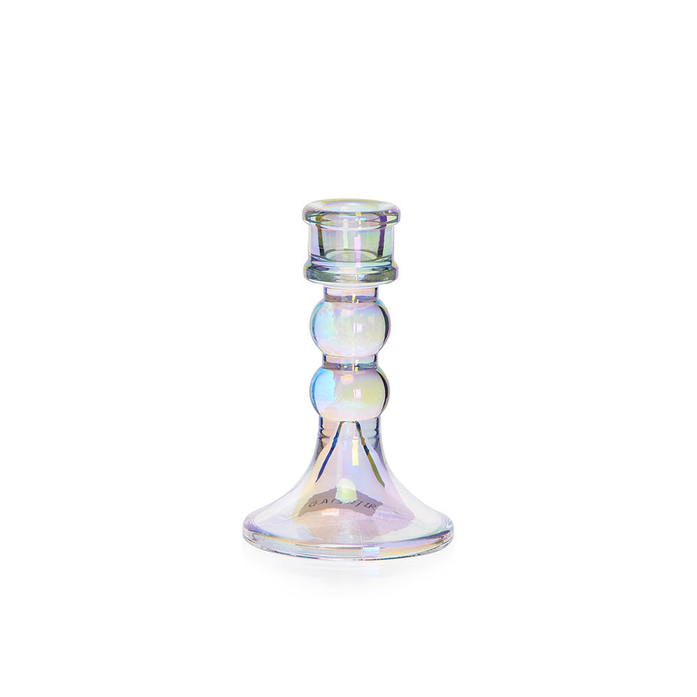 D3"H5"Glass Candle Holder