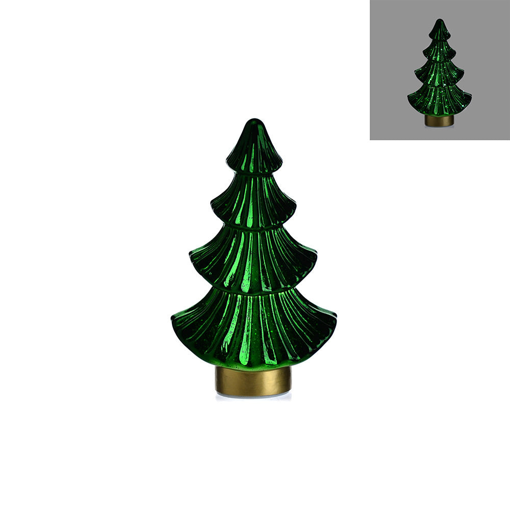 D6.5''h11.5'' Christmas Tree With Led