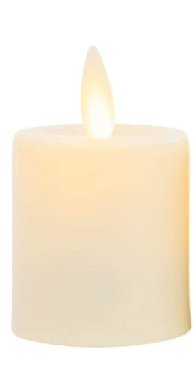 Ivory LED Water Resistant Resin Votive Candles