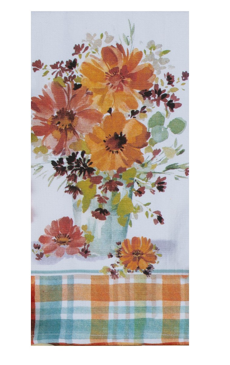 Autumn Joy Vase Dual Purpose Towel
