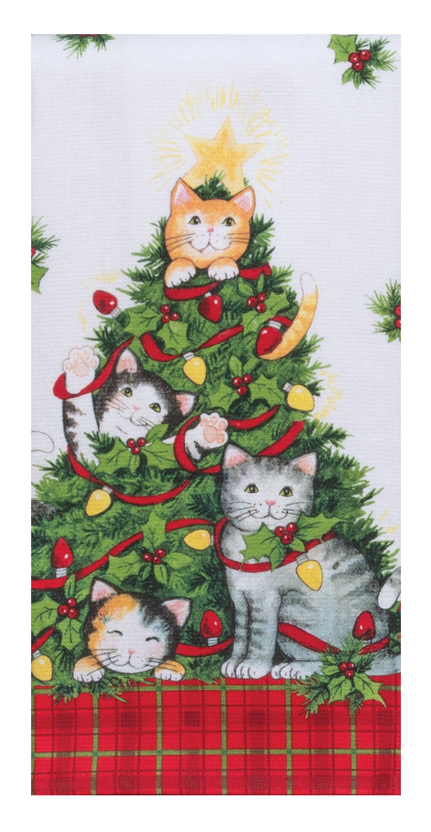 Meowy Christmas Dual Purpose Towel