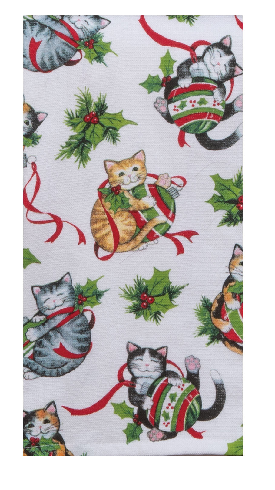 Meowy Christmas Toss Dual Purpose Towel