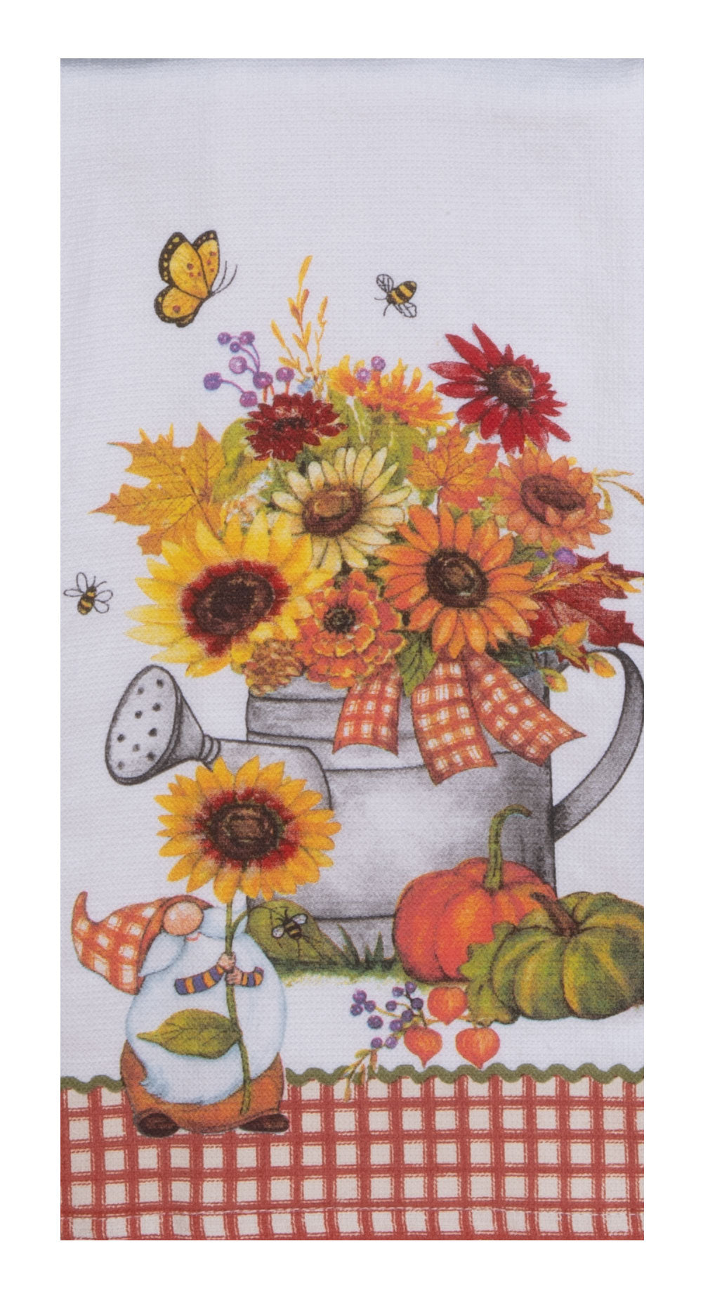 Harvest Sunflower Watering Can Dual Purpose Towel