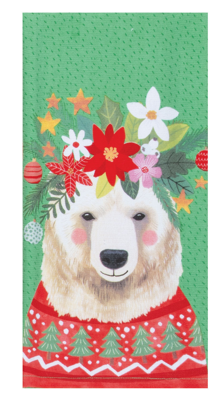 Holiday Flowers Everywhere Bear Dual Purpose
