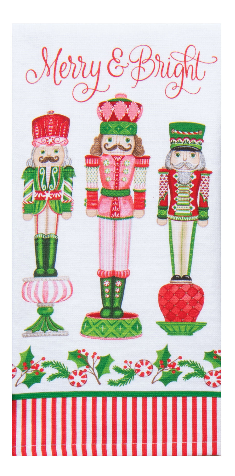 Merry Nutcracker Merry and Bright Dual Purpose Towel