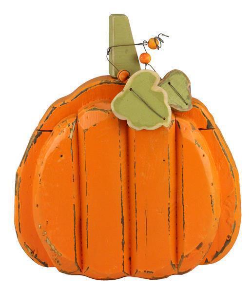 15.25"W 3d Front Pumpkin