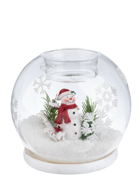 4" Snowman Tealight Holder