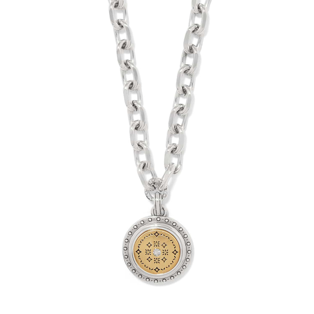 Brighton mosaic Round 2TN Necklace