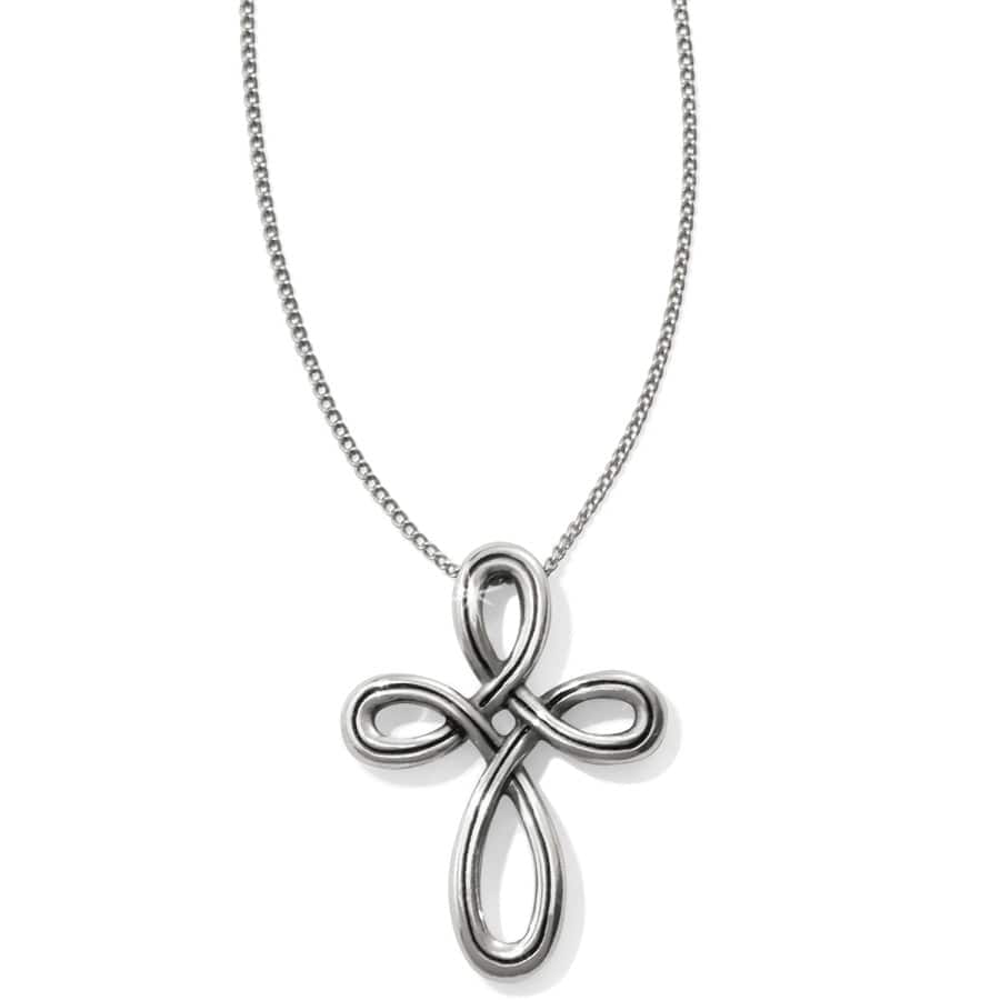Brighton Interlock Petite Cross Necklace