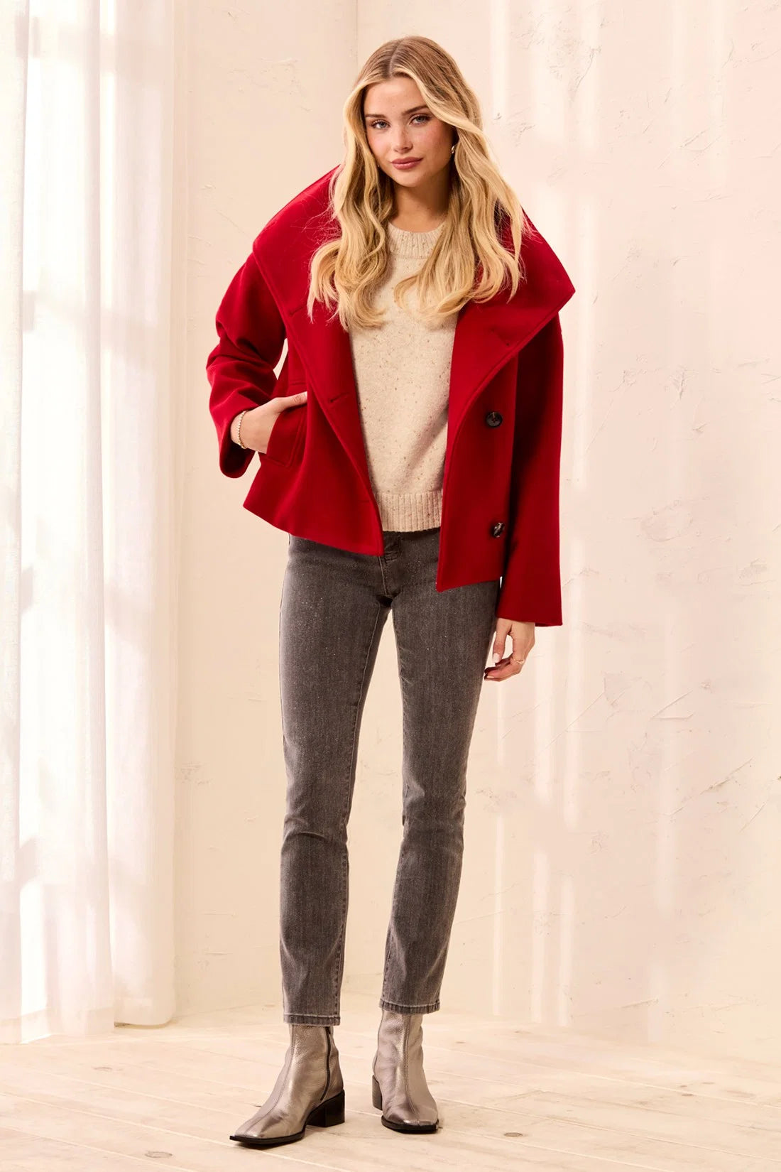LOFTY CHIC FUNNEL NECK JACK
