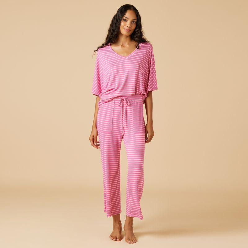 Dream Relaxed V-neck with Capri Lounge Set