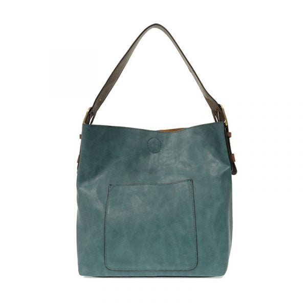 Teal-ish Hobo Coffee Handle Handbag