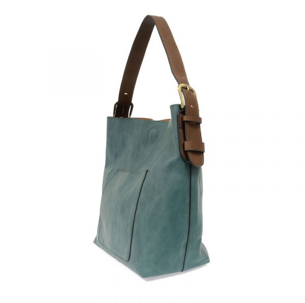 Teal-ish Hobo Coffee Handle Handbag