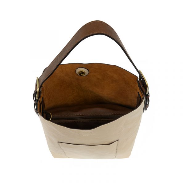 Metallic Pearl Hobo Coffee Handle Handbag
